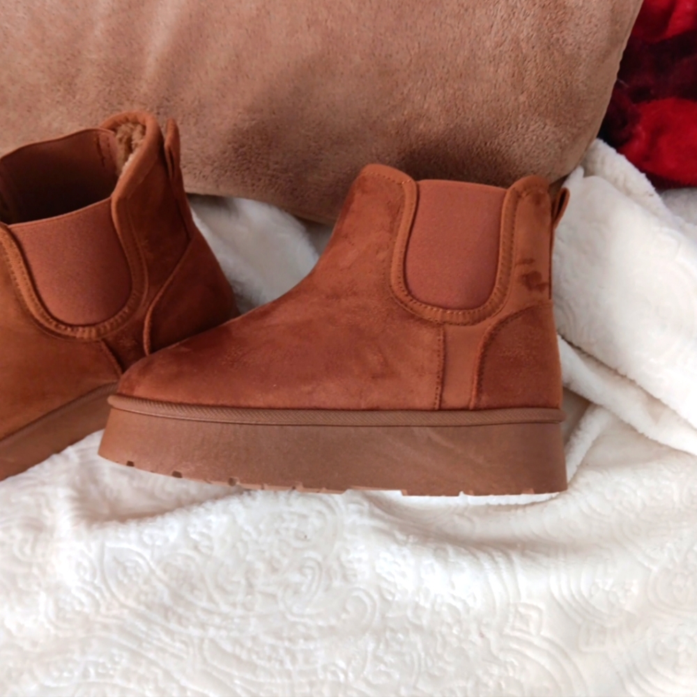 Platform booties